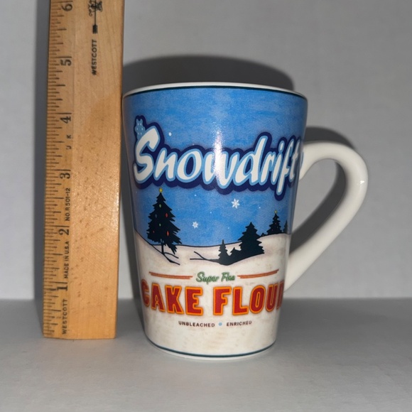 Oneida Snowdrift Super Fine CAKE FLOUR Mug/Collectible/Stoneware/Coffee Cup - Picture 2 of 5